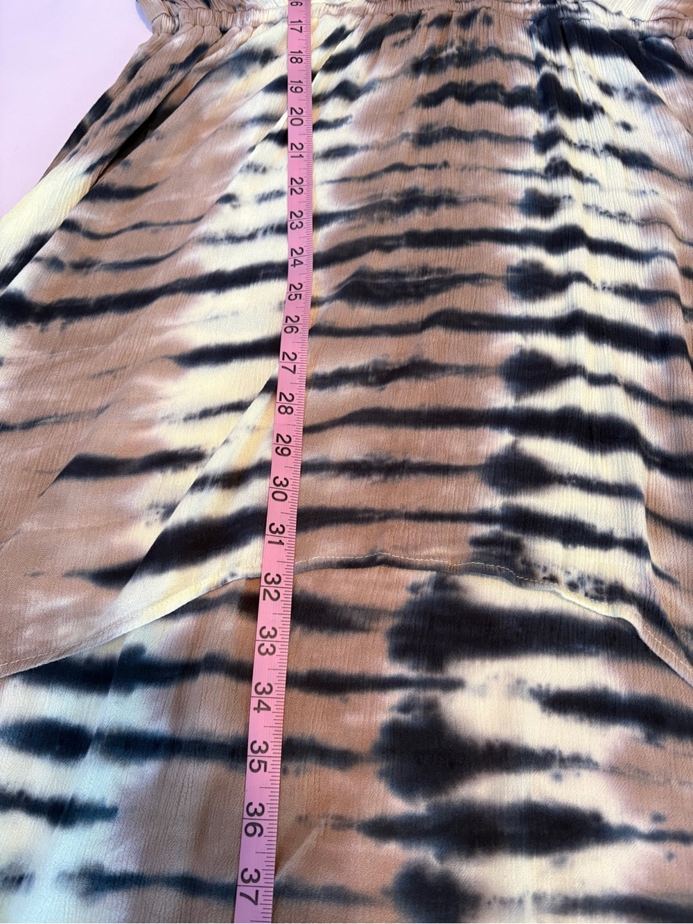Torrid Tie Dye High Low Tunic Top - Picture 7 of 8